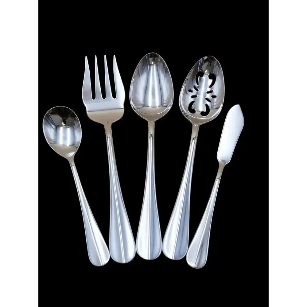 International Stainless SIMPLICITY 5 Serving pieces NEW